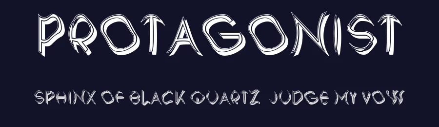 Protagonist by Vladimir Nikolic — Decorative Font — thumbnail 2
