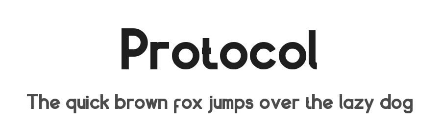 Protocol by Akhmad Mujayyid — Sans Serif Font