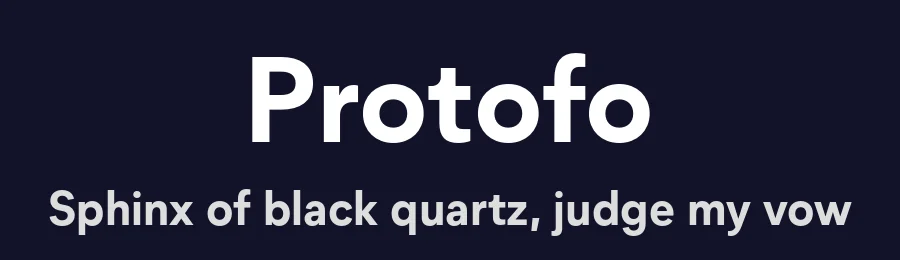 Protofo by Lafontype — Sans Serif Font — thumbnail 2