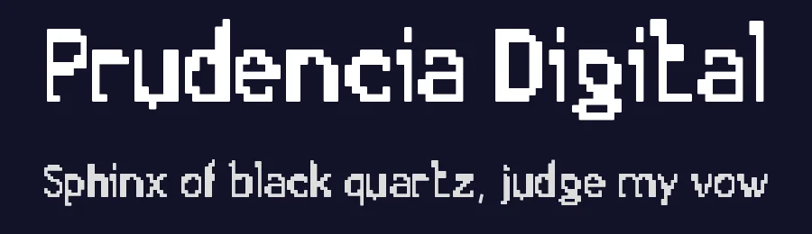 Prudencia Digital by Woodcutter — Display Font — thumbnail 2