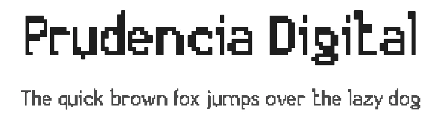 Prudencia Digital by Woodcutter — Display Font