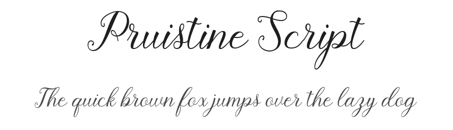 Pruistine Script