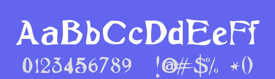 Psicopatologia de la Vida Cotidiana by Daniel Wernëck — Decorative Font — thumbnail 3