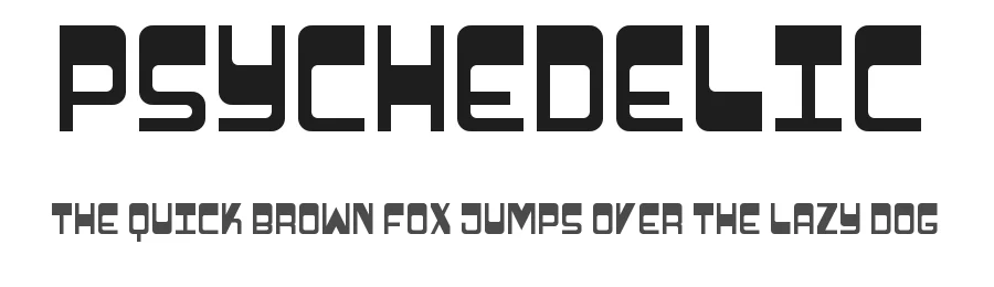 Psychedelic by Geronimo Font Studios β Decorative Font
