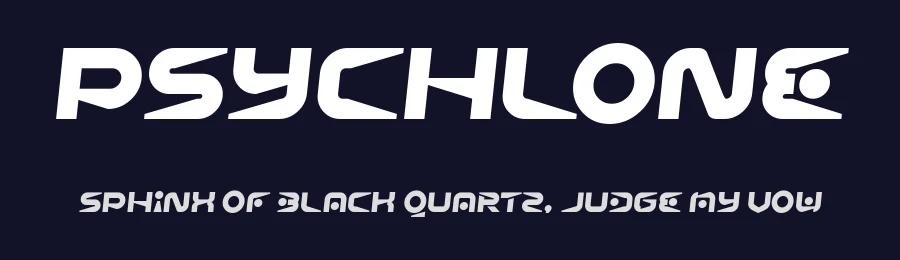 Psychlone by Chequered Ink — Display Font — thumbnail 2