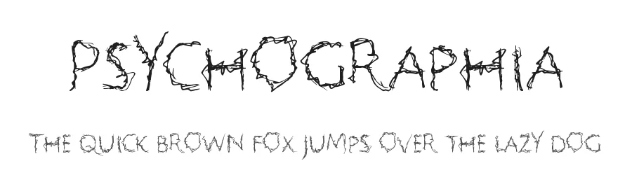 Psychographia by Xerographer Fonts — Decorative Font