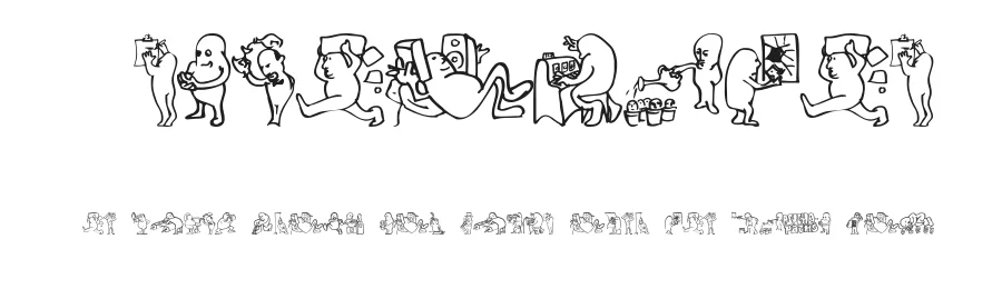 Psychopaths by Typephases Design — Dingbats Font