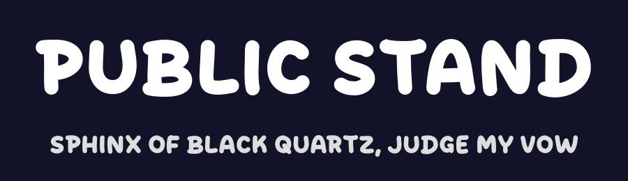 Public Stand by MJType — Script Handwritten Font — thumbnail 2