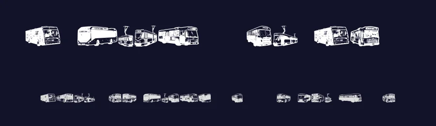 Public Transport by Vladimir Nikolic — Dingbats Font — thumbnail 2