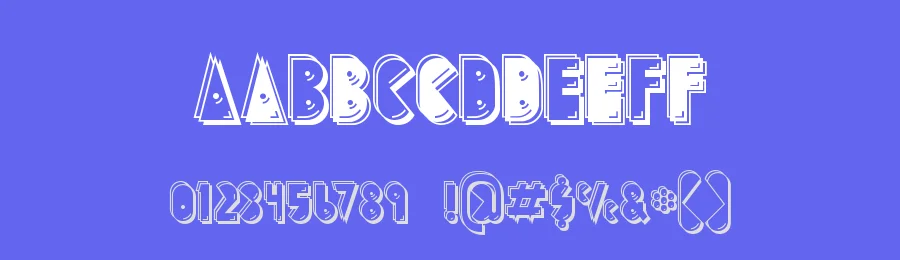PuckMan by Jeff Bensch — Decorative Font — thumbnail 3