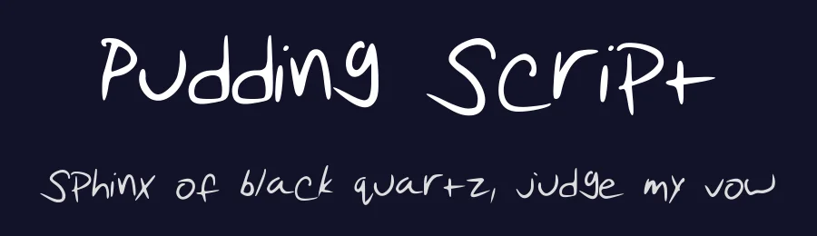 Pudding Script by Allison Smith — Script Handwritten Font — thumbnail 2