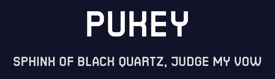 Pukey by Vladimir Nikolic — Sans Serif Font — thumbnail 2