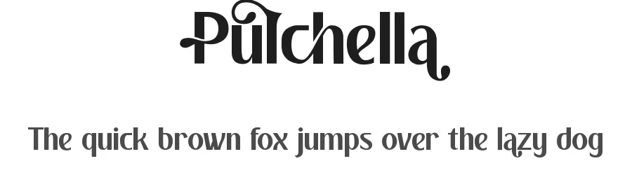 Pulchella by Mocha Frappuccino — Sans Serif Font