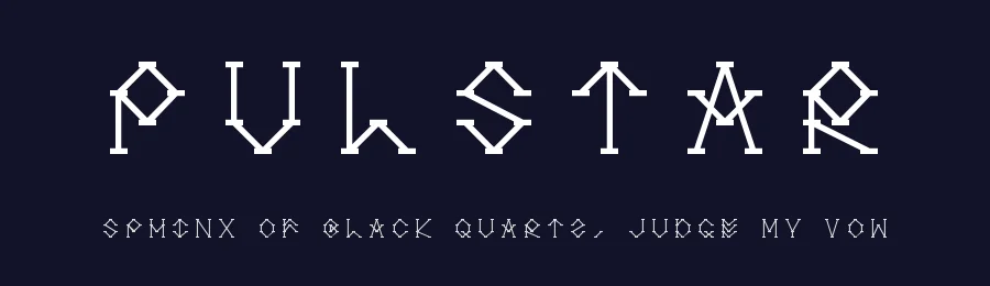 Pulstar by GGBotNet — Decorative Font — thumbnail 2