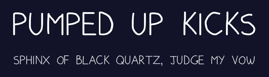Pumped Up Kicks by catherine — Script Handwritten Font — thumbnail 2