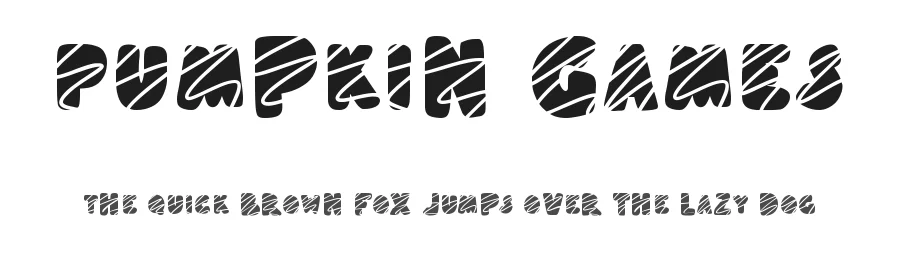 Pumpkin Games by Masa Aska Sanurumi — Decorative Font
