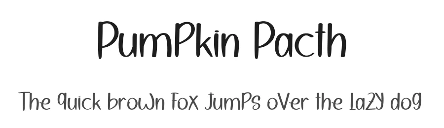 Pumpkin Pacth