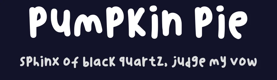 Pumpkin Pie by Estifarisa Wijaya — Script Handwritten Font — thumbnail 2