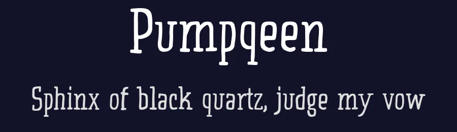 Pumpqeen by Sensatype Studio — Decorative Font — thumbnail 2