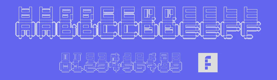 Punched Out by Tobias Sommer — Display Font — thumbnail 3