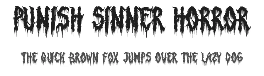 Punish Sinner Horror