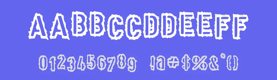 Punk Army by Woodcutter — Decorative Font — thumbnail 3