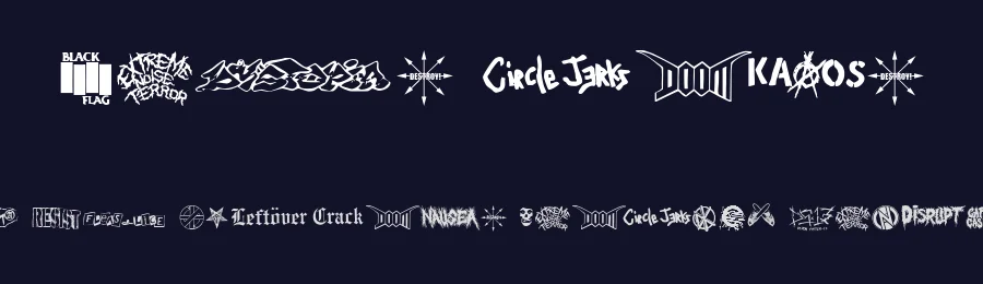 Punk Rawk by fontvir.us — Dingbats Font — thumbnail 2