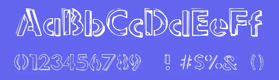 Punk Rock Rummage Sale by Pennyzine — Decorative Font — thumbnail 3