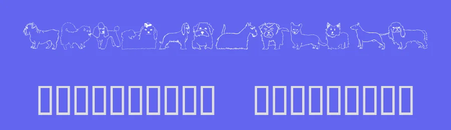 Puppins by Cyberbuny Creations — Dingbats Font — thumbnail 3