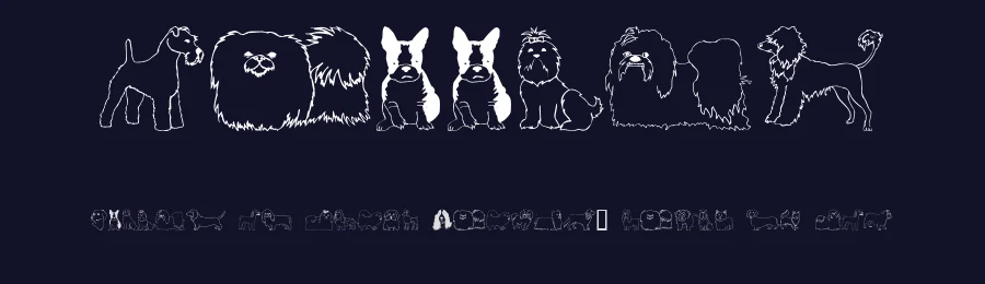 Puppins by Cyberbuny Creations — Dingbats Font — thumbnail 2