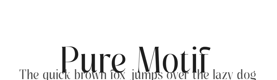 Pure Motif