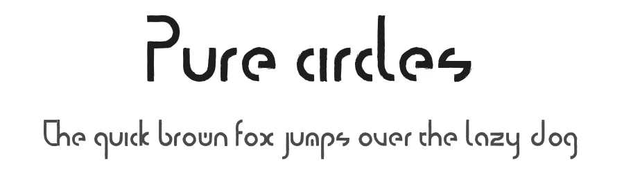 Pure circles