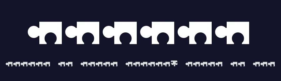 Puzzle by Rendrboy — Dingbats Font — thumbnail 2