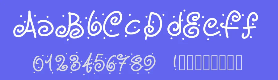 PW Curves And Dots by Peax Webdesign — Decorative Font — thumbnail 3