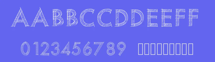 PW Scratched by Peax Webdesign — Decorative Font — thumbnail 3