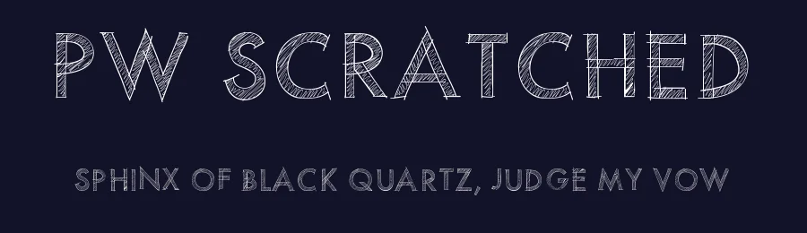 PW Scratched by Peax Webdesign — Decorative Font — thumbnail 2