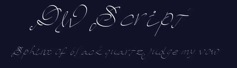 PW Script by Peax Webdesign — Script Handwritten Font — thumbnail 2