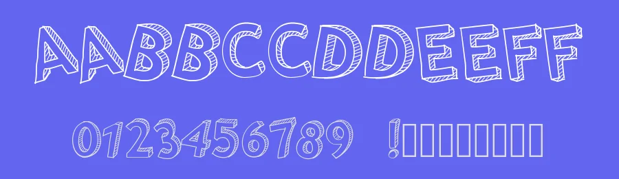 PW Shaded by Peax Webdesign — Decorative Font — thumbnail 3