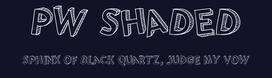 PW Shaded by Peax Webdesign — Decorative Font — thumbnail 2
