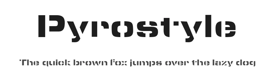 Pyrostyle by Marley Did It — Decorative Font