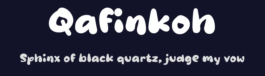 Qafinkoh by wepfont.com — Decorative Font — thumbnail 2