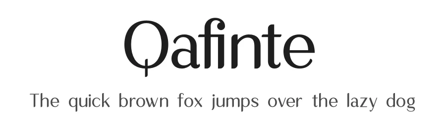 Qafinte by Storytype Studio — Sans Serif Font
