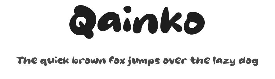 Qainko by wepfont.com — Decorative Font