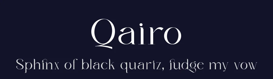 Qairo by Penatic Studio — Serif Font — thumbnail 2