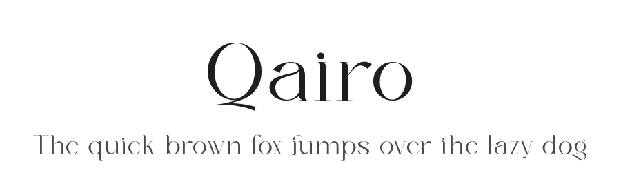 Qairo by Penatic Studio — Serif Font