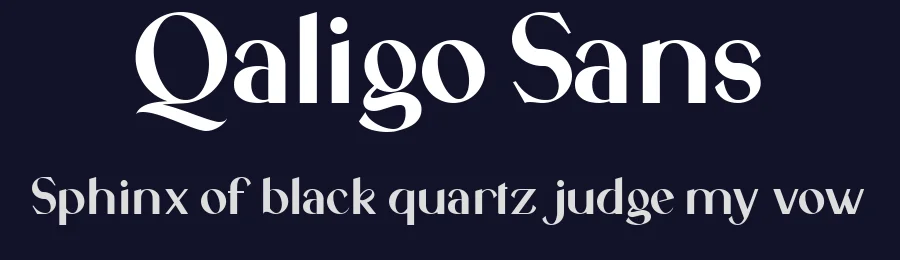 Qaligo Sans by Youthlabs Studio — Sans Serif Font — thumbnail 2