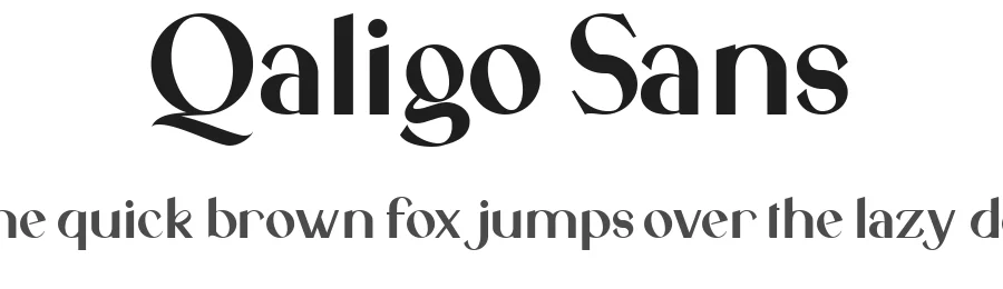 Qaligo Sans