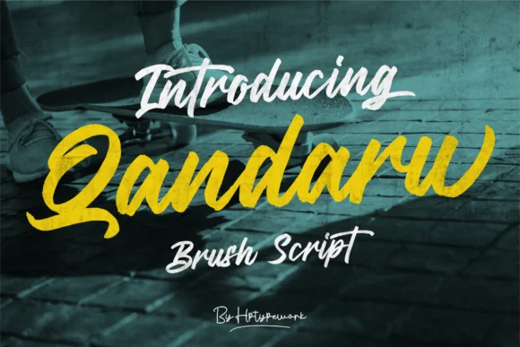 Qandaru Font by hptypework — Script Handwritten Font