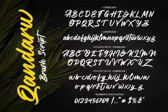 Qandaru Font by hptypework — Script Handwritten Font — thumbnail 8