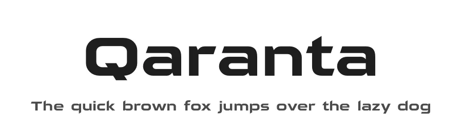 Qaranta by Steve Gardner — Display Font